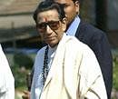 Shiv Sena chief Bal Thackeray . File Photo