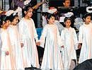 Bright Kids dressed as angels stole many hearts.