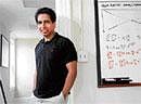 Salman Khan, the creator of Khan Academy software, at the academy's office in Mountain View, California. NYT