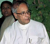 Union Finance Minister Pranab Mukherjee