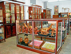 Rare species of animals are stored in the Zoology museum of St Agnes College in Mangalore. DH Photo/Sandhya C D'Souza