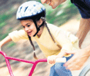 GUIDE BY EXAMPLE : Encourage your child to ride a bike, take public transport or walk