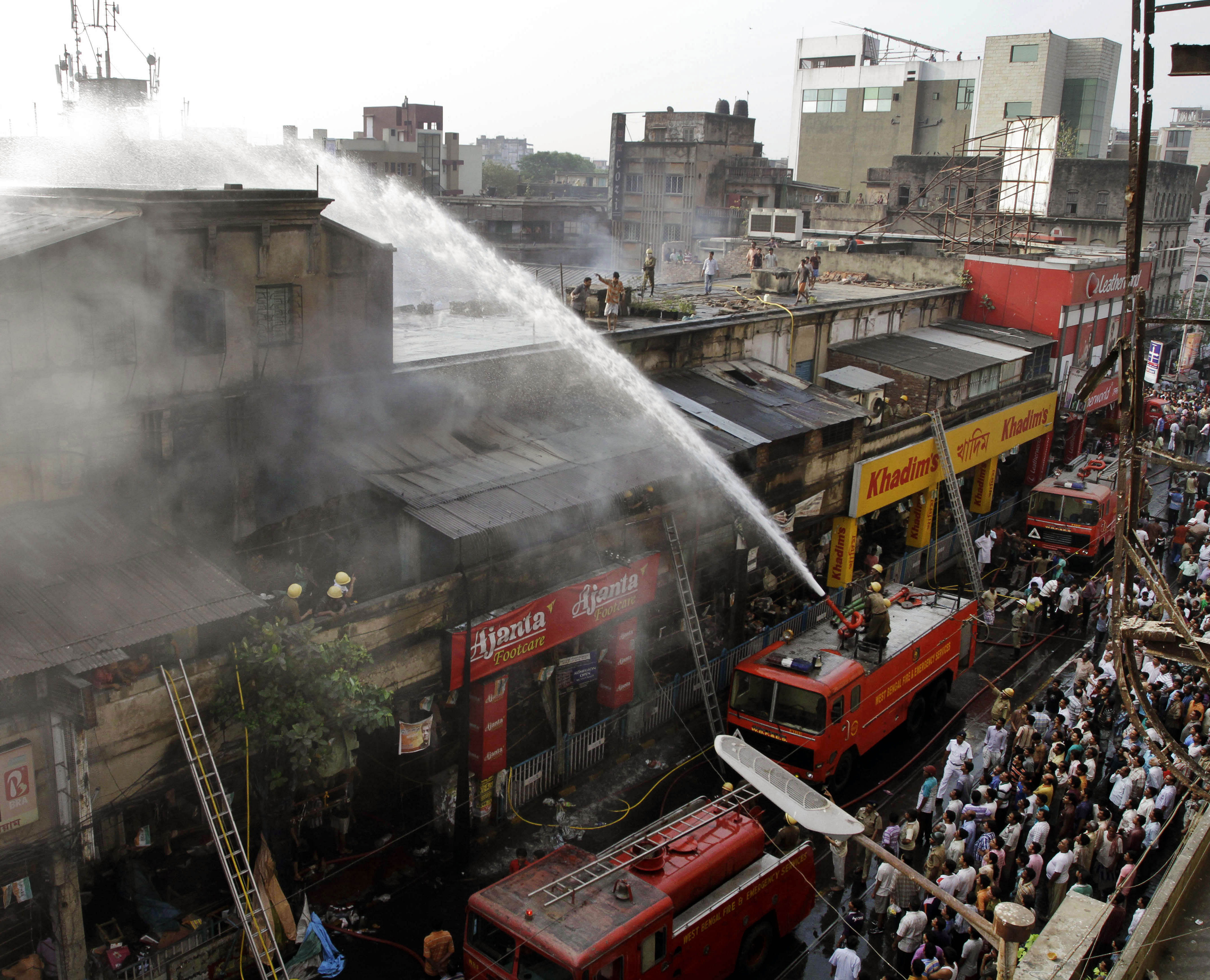 One of Kolkata's oldest markets gutted in devastating fire
