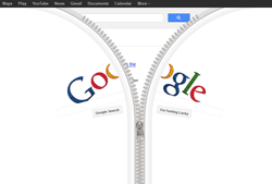 A printscreen of Google's homepage