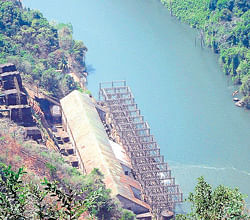 Sharavathi hydel power project generates21million units a day. DH PHOTO