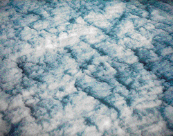 COUNTERING WARMING? Clouds in the skies above Ponca City, Oklahoma.  Photo: Josh Haner/NYT