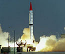 Pak test fires 700 km range Hatf VII nuke missile