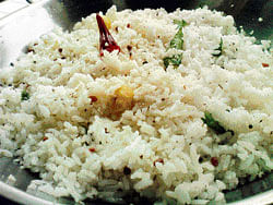 Tangy: Coconut rice