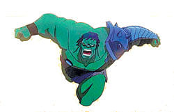 Superpower: A still from the movie The Hulk.
