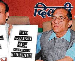 Leader of opposition in Delhi Assembly Vijay Kumar Malhotra has demanded a rollback of the hike. chaman gautam
