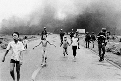 Timely The Napalm Girl by AP photographer Nick Ut (below).