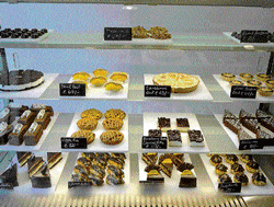sumptuous The mouth-watering desserts at the eatery.