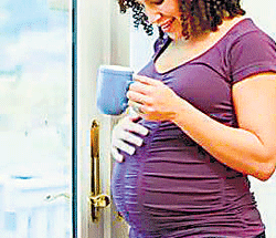 It's safe to drink coffee during pregnancy