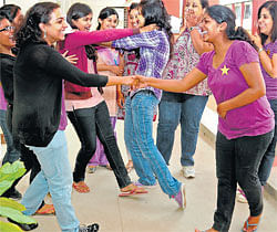 lively Jyoti Nivas College students gear up for Battle Boats.