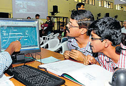 Tricky: Students faced a tough time during the online seat selection process of the CET recently.