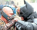 Explosive finale: Tom Hardy as Bane and Christian Bale as Batman in the final installment of the Batman franchise.