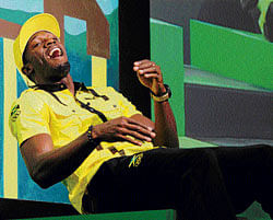 here comes the bolt: Jamaican Usain Bolt allayed fears over his fitness saying he was ready to defend his titles at the London Games. REUTERS