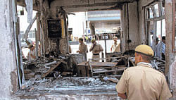 The charred remains of the Manesar Plant of Maruti Suzuki after the recent labour unrest.