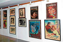 exquisite A collection of posters of Bollywood actresses.