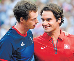 HISTORIC FEAT: With his Olympic triumph, Briton Andy Murray (left) showed he is capable of winning the high-stake  encounters. Dh PHOTO/ KN&#8200;SHANTH KUMAR
