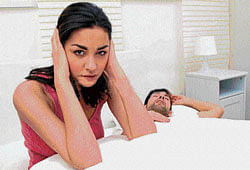 Sleep deprived:  Snoring is a lifestyle disorder which should not be taken lightly.
