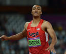 US' Ashton Eaton competes in the men's decathlon 400m at the athletics event of the London 2012 Olympic Games on August 8, 2012 in London. AFP