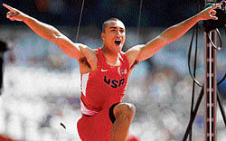 extraordinary: American Ashton Eaton won the Olympic decathlon title with 8,869 points. AFP