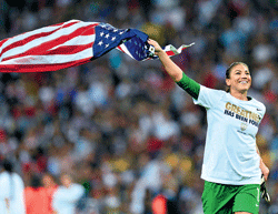 outstanding Hope Solos no-nonsense approach has drawn the ire from several quarters, but that hasnt stopped the US keeper from inspiring her team to gold. AP
