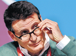 different opinion: Former Olympic gold medalist and current vice-president of the IAAF, Sebastian Coe insists the 1500 metres will remain the blue-ribbon event. AFP