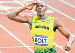 The greatest: Usain Bolt reasserted his dominance on the track at the London Olympics Games. DH&#8200;PHOTO/ KN&#8200;Shanth kumar