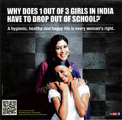 SOCIAL MESSAGE Such ads mark a step forward in the projection of the Indian woman in social responsibility roles.  Pic COURTESY WFS.