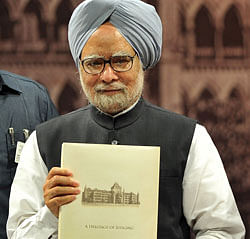 dian Prime Minister Manmohan Singh releases a book during the concluding function of the 150th anniversary celebrations of the Bombay High Court, in Mumbai on August 18, 2012. The Bombay High Court was established on August 14, 1862, under the Indian High Courts Act of1861, enacted by the British Parliament. AFP PHOTO