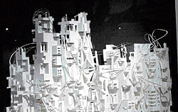 Urbanisation: One of Sachins paper creations.
