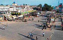 The old bus stand in Hassan. dh photo