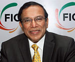SBI Chairman Pratip Chaudhuri during Banking Conclave 2012 in Kolkata on Thursday. PTI