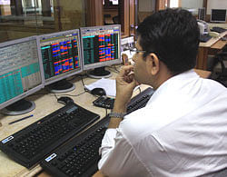 Sensex closes 55 points down, realty, banking stocks lower
