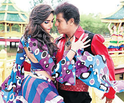 Colourful Ragini Dwivedi and Shivarajkumar.