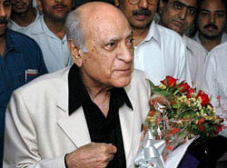 A file photo of veteran freedom fighter and actor A K Hangal . PTI Photo