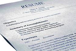 The art of writing a resume
