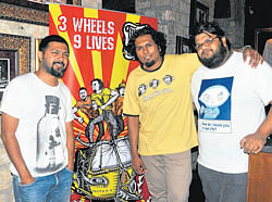 Threes company: Rajeev Rajagopal, Bruce Lee Mani and Prakash K N.