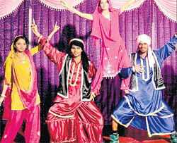 peppy The bhangra dance troupe that will perform in the City.