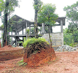A partial view of a resort developed by a private company near Channagondanahalli.dh photo