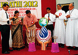 Alva's Education Foundation Chairman Dr Mohan Alva inaugurating Samprathi 2012, a                     two-day national seminar on 'Human rights advocacy: An avenue for social change,' at                         St Aloysius College in Mangalore on Tuesday.