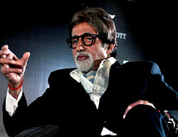 Indian Bollywood film actor Amitabh Bachchan poses during the launch of the 'Big Indian Picture Website' in Mumbai on September 24, 2012. AFP