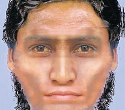 The sketch of a suspect, which were released by the Delhi police on Thursday. PTI