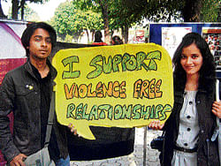 YOUTH TO THE FORE A campaign by Must Bol, a by-the-youth, for-the-youth movement, on violence in intimate relationships. Pic COURTESY WFS.