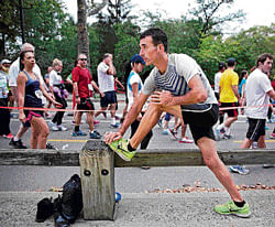 RUNNING LIFESTYLE: Christian Hesch, a competitive runner, in Central Park in New York. The US Anti-Doping Agency released details of what it described as a sophisticated doping scheme involving Lance Armstrong, the latest among many cases in recent years that have linked star athletes to doping.NYT