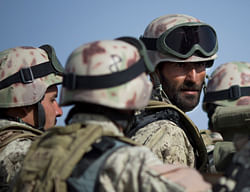 Afghan National Civil Order Policemen . AP Photo