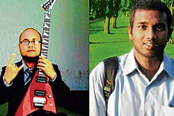 music lovers: Pronoot Borkakati and G Karthik are two of the four co-founders of Tunepatrol.