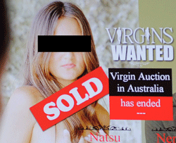 Brazilian student Catarina Migliorini sold her virginity in an online auction as part of a documentary organised by Australian filmmaker Jason Sisely. AFP